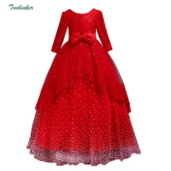 2-12 Years Kids Lace Long Girl Dress for Girls Wedding Tulle Elegant Princess Party Pageant Formal Gown Pink Red Purple Vestido 
2-12 Years Kids Lace Long Girl Dress for Girls Wedding Tulle Elegant Princess Party Pageant Formal Gown Pink Red Purple Vestido