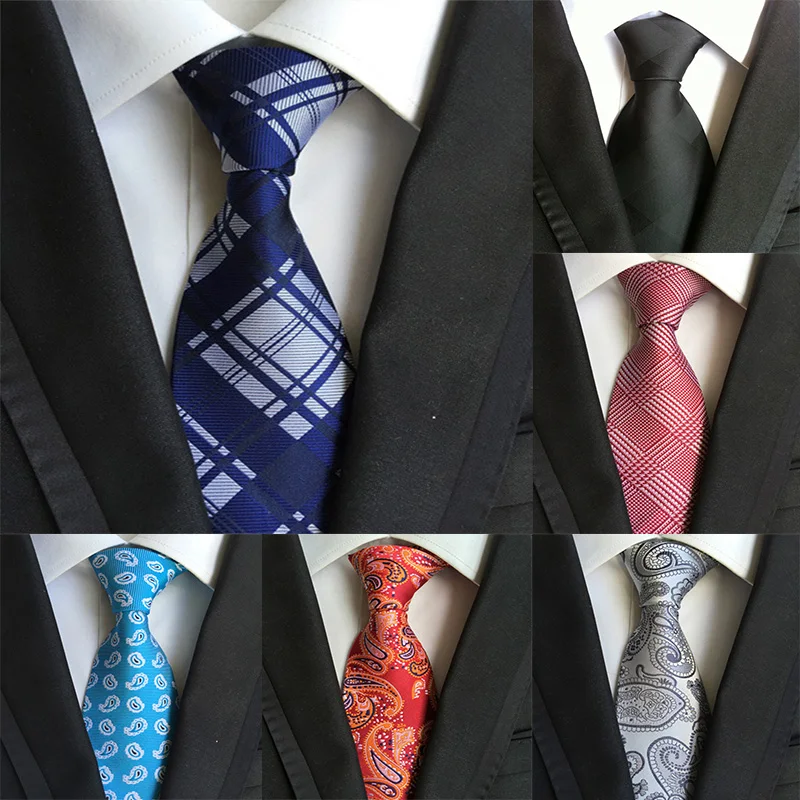 Classic Men Tie 8cm Silk Plaid Paisley Tie for Men Match Shirts Suit Wedding Party Gravatas
Classic Men Tie 8cm Silk Plaid Paisley Tie for Men Match Shirts Suit Wedding Party Gravatas
