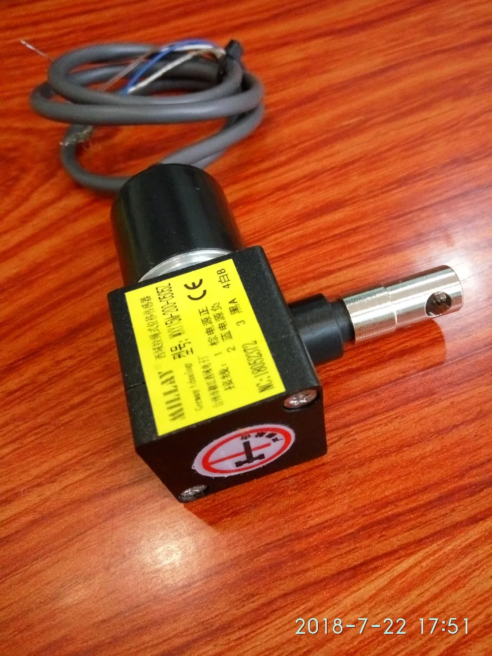 Wire rope sensor WXY15M-200-0505Z
Wire rope sensor WXY15M-200-0505Z