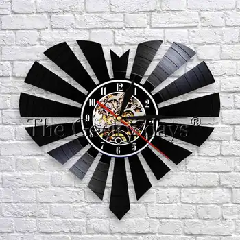 1Piece Love Heart Design Decorative Wall Clock Handmade Geometri Heart Hanging Vinyl Record Clock Modern Decor For Living Room
1Piece Love Heart Design Decorative Wall Clock Handmade Geometri Heart Hanging Vinyl Record Clock Modern Decor For Living Room