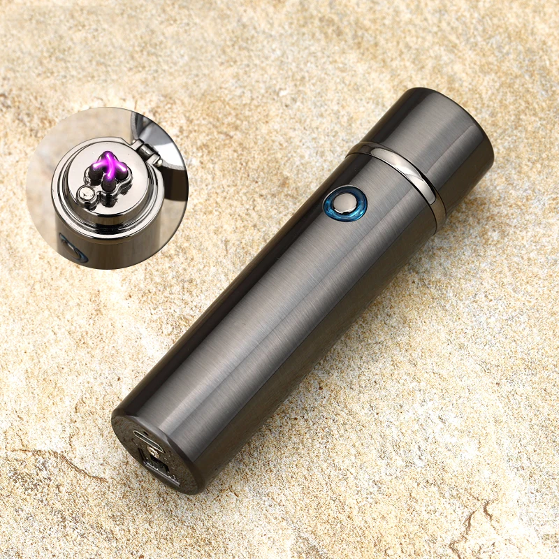 2019 New Electric double Pulse Arc Lighter Tobacco Pipe USB Lighter Smokeless Windproof Cigarette cigar lighters Rechargeable
2019 New Electric double Pulse Arc Lighter Tobacco Pipe USB Lighter Smokeless Windproof Cigarette cigar lighters Rechargeable