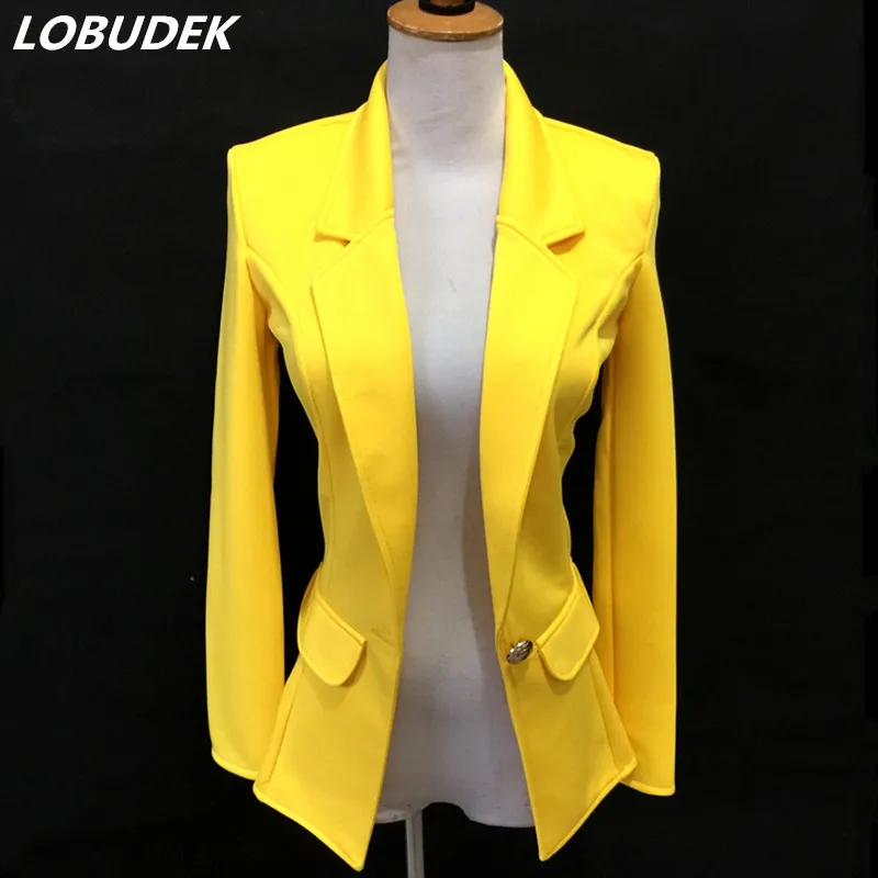 Women Casual Jacket Coat Spring Autumn Winter Fashion Slim Outerwear Red Yellow Blue Female Jackets Clothing
Women Casual Jacket Coat Spring Autumn Winter Fashion Slim Outerwear Red Yellow Blue Female Jackets Clothing