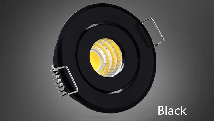 Description Picture 6 of itemMini 5W Led Spotligh COB Dimmable 230v LED Downlight Satin Nickel Miniature Jewelry Display 40mm Cut Hole Cabinet Lamp