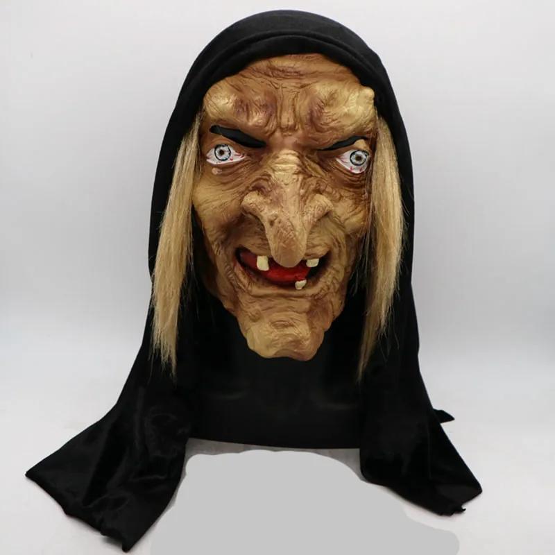 Scary Adult Old Witch Mask Latex Creepy Halloween Fancy Dress Grimace Party Costume Accessory Cosplay Props
Scary Adult Old Witch Mask Latex Creepy Halloween Fancy Dress Grimace Party Costume Accessory Cosplay Props
