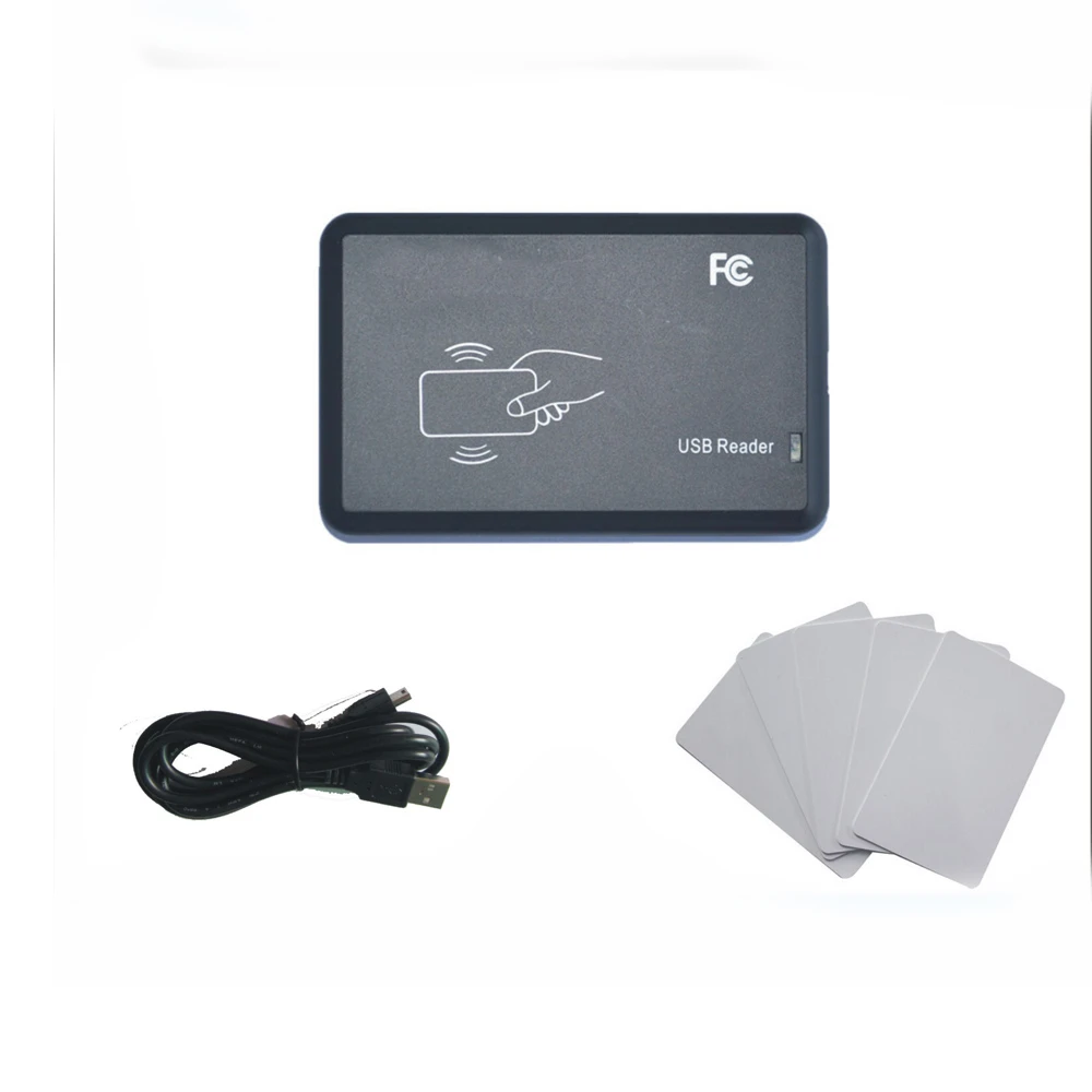 Newest so easy Avoid driving 125kHZ T5577/EM4305 access control card read-writer RFID copier USB port +5 pcs cards
Newest so easy Avoid driving 125kHZ T5577/EM4305 access control card read-writer RFID copier USB port +5 pcs cards