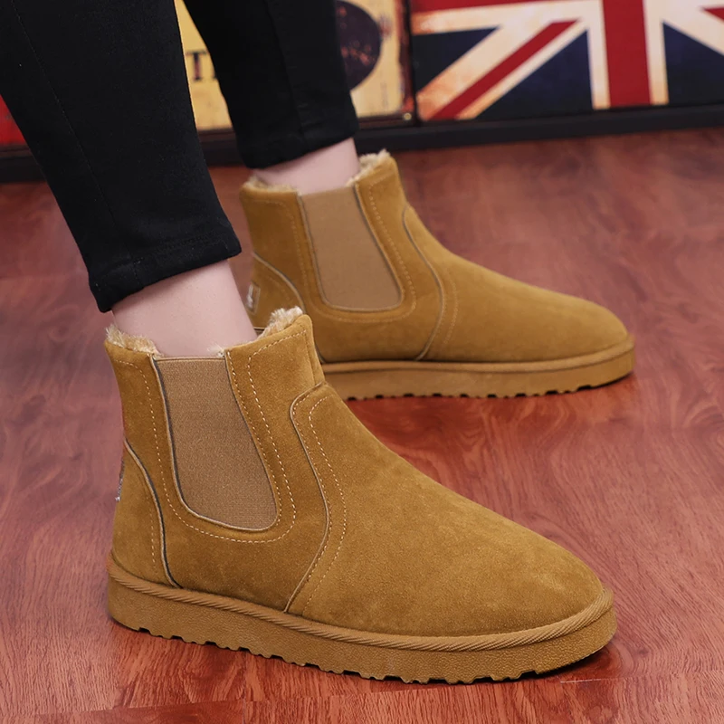 LettBao 2018 New Chelsea Boots Men Winter Boots for Men Keep Warm Ankle Men's Boot Coturnos Masculino Militar Winter Shoes
LettBao 2018 New Chelsea Boots Men Winter Boots for Men Keep Warm Ankle Men's Boot Coturnos Masculino Militar Winter Shoes