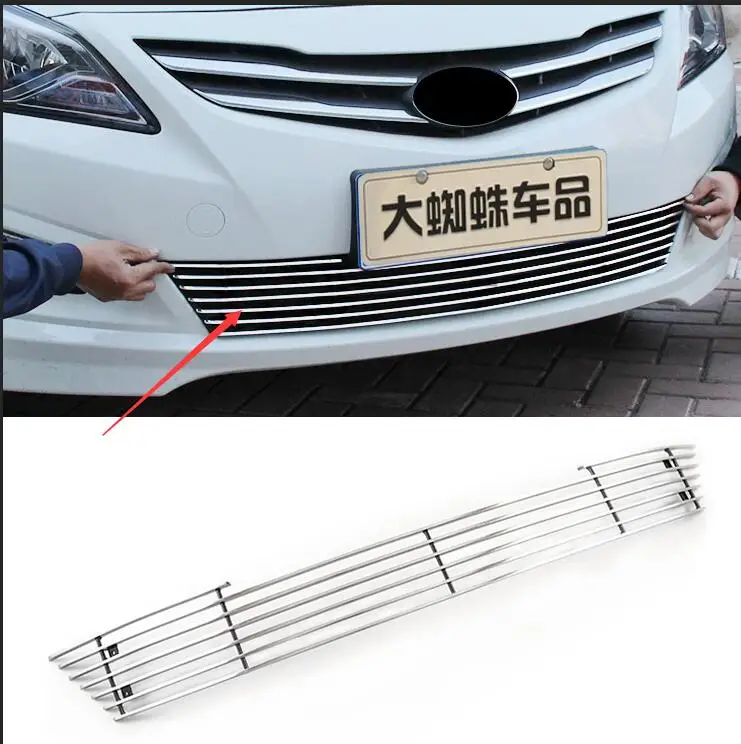 car-styling case for Hyundai VERNA/Solaris 2014-2016 High quality Front Grille Around Trim Racing Grills Trim Car Styling
car-styling case for Hyundai VERNA/Solaris 2014-2016 High quality Front Grille Around Trim Racing Grills Trim Car Styling