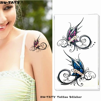 Nu-TATY Poetic Butterfly Temporary Tattoo Body Art Arm Flash Tattoo Stickers 17*10cm Waterproof Fake Henna Painless Tattoo
Nu-TATY Poetic Butterfly Temporary Tattoo Body Art Arm Flash Tattoo Stickers 17*10cm Waterproof Fake Henna Painless Tattoo