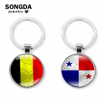 SONGDA Creative Keychain Belgium/Panama Football Clubs Countries Flag Keychain Zinc Alloy Key Chain Car Key Ring for Soccer Fans
SONGDA Creative Keychain Belgium/Panama Football Clubs Countries Flag Keychain Zinc Alloy Key Chain Car Key Ring for Soccer Fans
