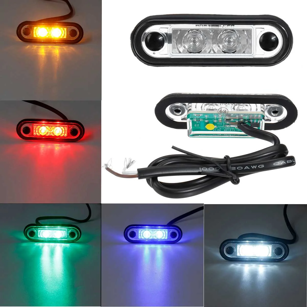 12/24V LED Side Marker Car External Light Waterproof Indicator Light Bus Truck Lorry Led Indicator Trailer Light Rear Side Lamp
12/24V LED Side Marker Car External Light Waterproof Indicator Light Bus Truck Lorry Led Indicator Trailer Light Rear Side Lamp