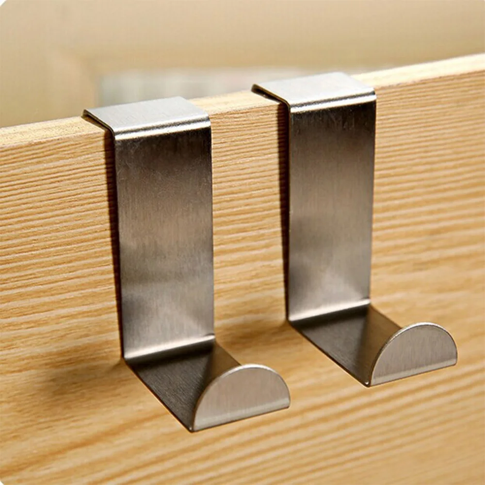 2 Pcs/Set Stainless Steel Door Hooks Over Cabinet Drawer Room Door Hook Kitchen Bathroom Hanger Hook Coat Clothes Hook
2 Pcs/Set Stainless Steel Door Hooks Over Cabinet Drawer Room Door Hook Kitchen Bathroom Hanger Hook Coat Clothes Hook