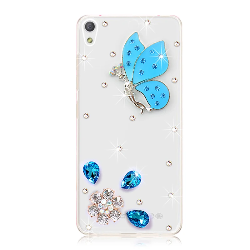 Case-voor-Sony-Xperia-E5-e5-F3311-F3313-5-0-Cover-Clear-hard-plastic-3D-Strass (2)