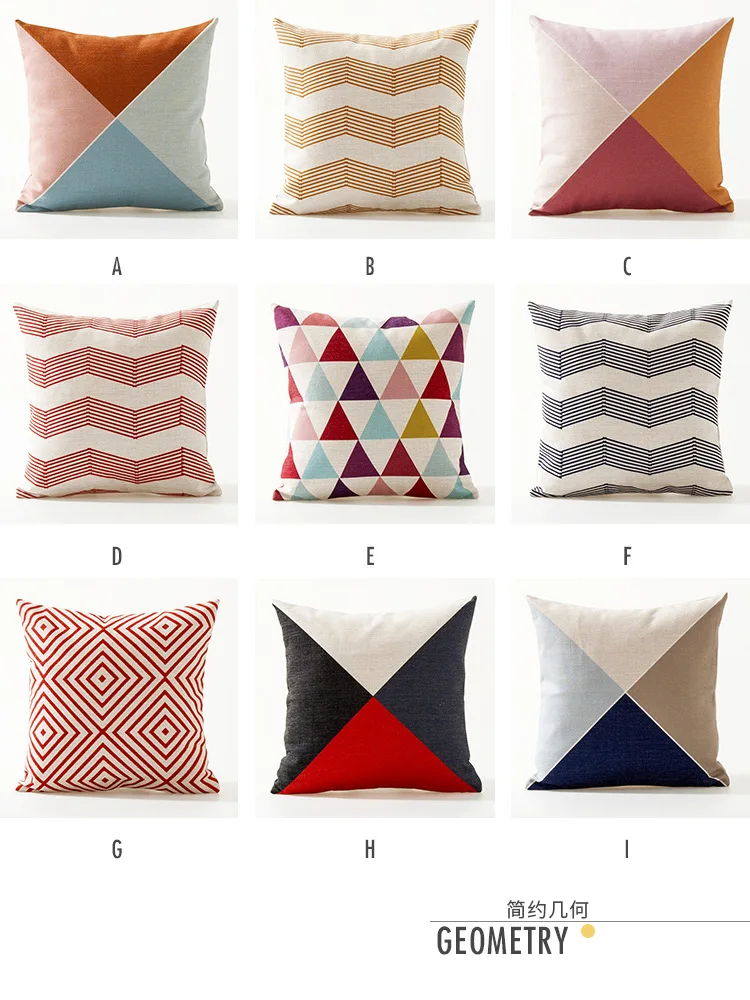 Scandinavian modern minimalist hit color geometric linen pillow cover house cloth soft outfit sofa cushion covers, pillow cases
Scandinavian modern minimalist hit color geometric linen pillow cover house cloth soft outfit sofa cushion covers, pillow cases
