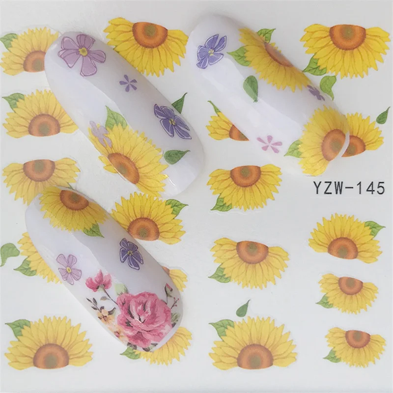 Nail Sticker Water Decals Sunflower Nails Slider Art design Decoration Manicure Foil Adhesive Wraps Polish Pegatinas Accessories
Nail Sticker Water Decals Sunflower Nails Slider Art design Decoration Manicure Foil Adhesive Wraps Polish Pegatinas Accessories