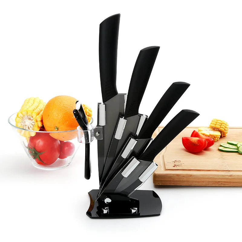 Hot-selling 5 pieces Ceramic Knifes Set 3/4/5/6 inch Black-edged For Vegetables Fruit Knife Kitchen Practical knife Set
Hot-selling 5 pieces Ceramic Knifes Set 3/4/5/6 inch Black-edged For Vegetables Fruit Knife Kitchen Practical knife Set