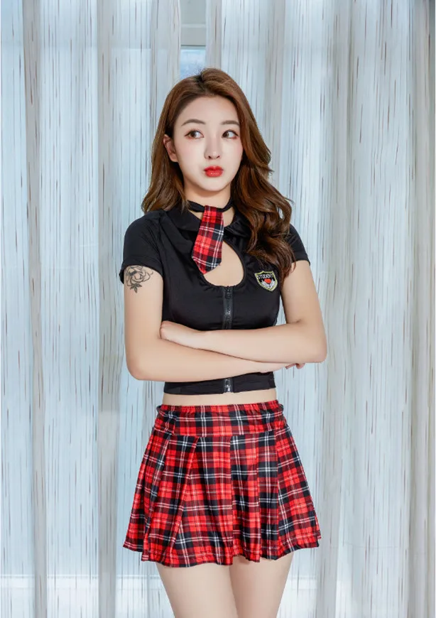 Sexy lingerie cosplay school girls uniform plus size student mini skirt big size backless bandage femme sexy lingerie renda
Sexy lingerie cosplay school girls uniform plus size student mini skirt big size backless bandage femme sexy lingerie renda