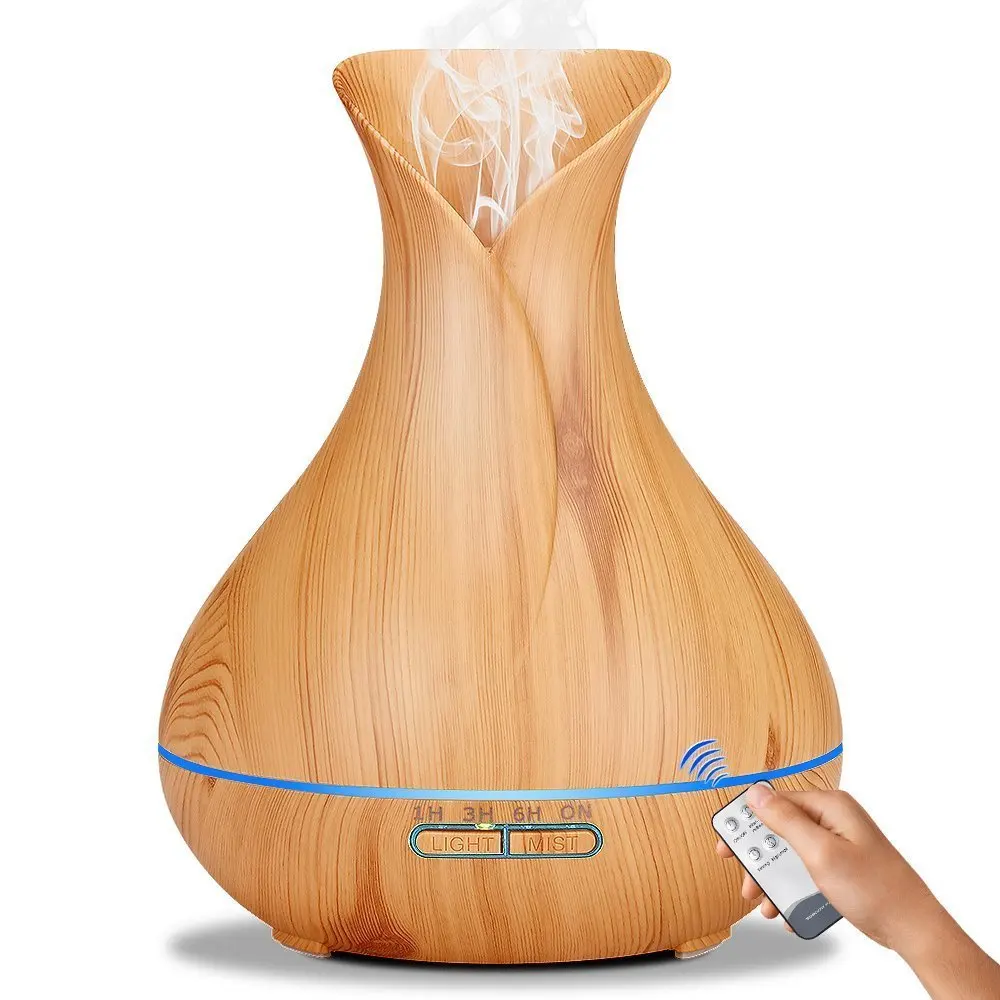 500ML Aroma Diffuser Ultrasonic Air Aromatherapy Humidifier 7 Color Changing LED Light Remote Control Essential Oil Diffuser
500ML Aroma Diffuser Ultrasonic Air Aromatherapy Humidifier 7 Color Changing LED Light Remote Control Essential Oil Diffuser