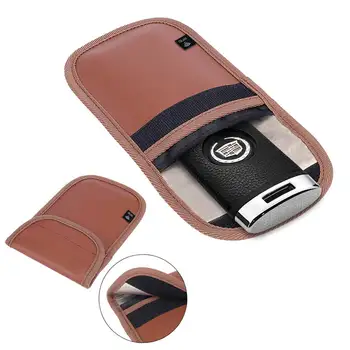 2pcs Car Key Fob Signal Blocking Pouch Bag Signal Blocker Faraday Cage Shield Bag Anti-theft Credit Cards RFID Protector
2pcs Car Key Fob Signal Blocking Pouch Bag Signal Blocker Faraday Cage Shield Bag Anti-theft Credit Cards RFID Protector