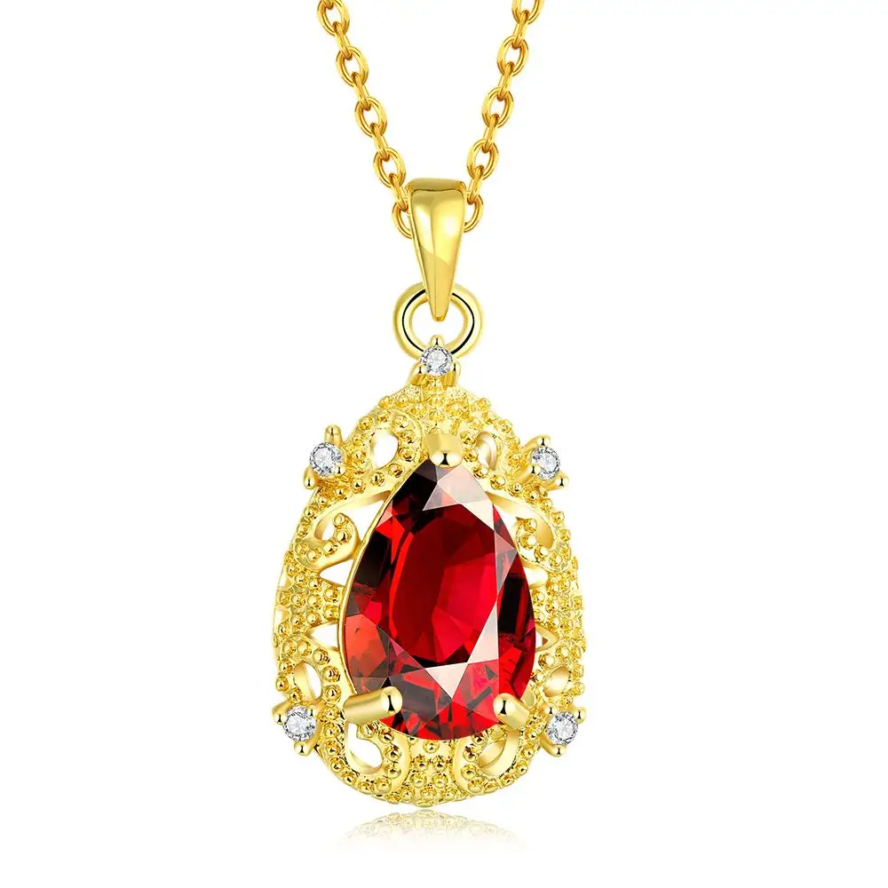Teardrop Pendant Chain Yellow Gold Filled Womens Pendant Necklace Fashion Jewelry
Teardrop Pendant Chain Yellow Gold Filled Womens Pendant Necklace Fashion Jewelry