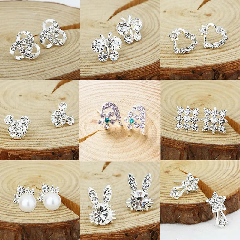 Hot Selling Earring 2017 Fashion Brand Rhinestone Stud Earrings Women Alloy Studs Earring For Women
Hot Selling Earring 2017 Fashion Brand Rhinestone Stud Earrings Women Alloy Studs Earring For Women