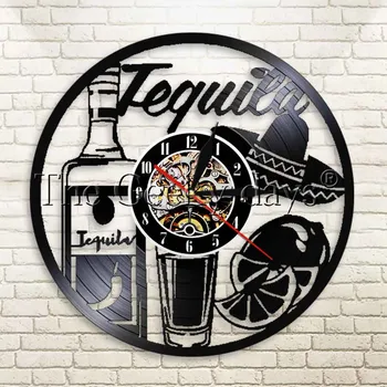 1Piece Tequila Beverage Vinyl Record Wall Clock Drinking Bar Wall Black Hanging Wall Clock Tequila Time Handmade Home Decor Art
1Piece Tequila Beverage Vinyl Record Wall Clock Drinking Bar Wall Black Hanging Wall Clock Tequila Time Handmade Home Decor Art