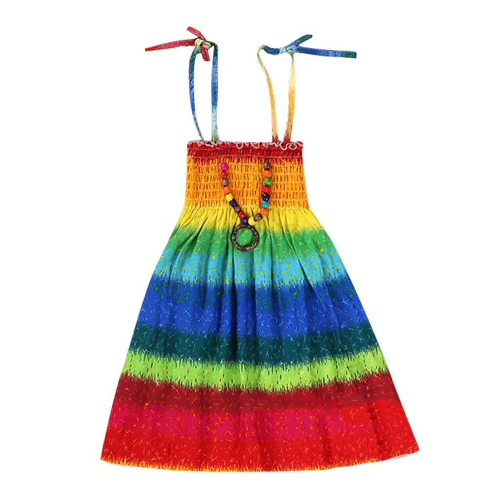 Girls Summer Dress Cotton Floral Beach Straps Casual Princess Party Dresses Children Costume for Kids Clothes k0313
Girls Summer Dress Cotton Floral Beach Straps Casual Princess Party Dresses Children Costume for Kids Clothes k0313