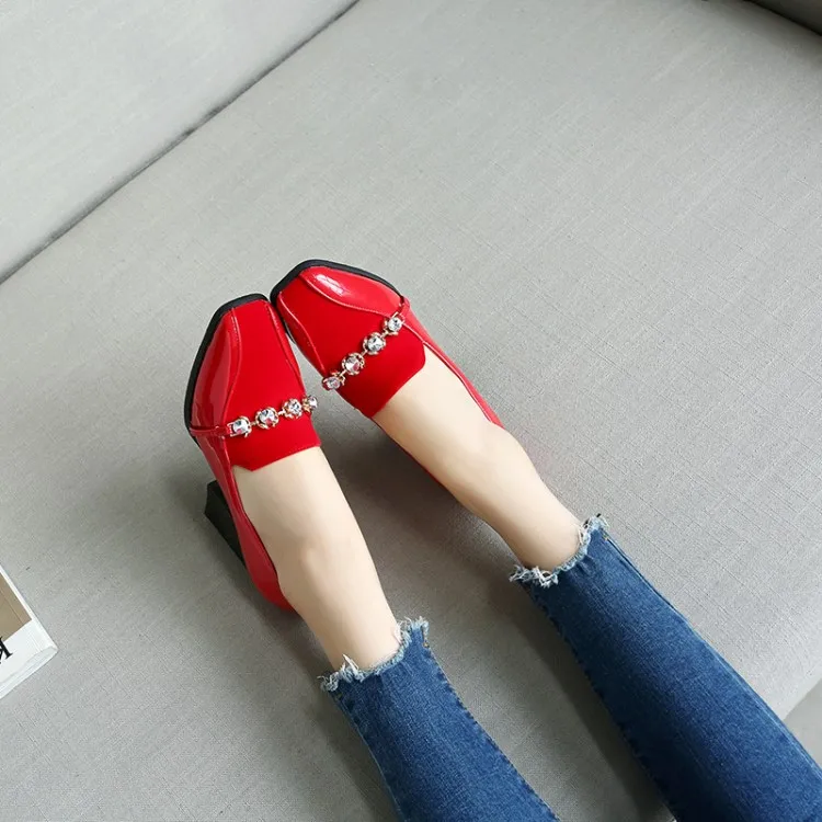 Big Size 11 12 13 14 15 16 17 Ladies high heels women shoes woman pumps Square headRough heeled high heeled single shoes
Big Size 11 12 13 14 15 16 17 Ladies high heels women shoes woman pumps Square headRough heeled high heeled single shoes