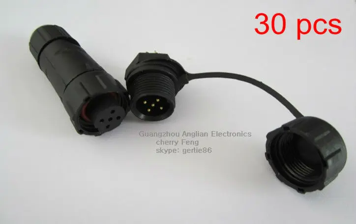 DHL Free Shipping! LED Waterproof Connector M14 5 pin Street Lamp, panel type, with matching cap, 30 sets/lot
DHL Free Shipping! LED Waterproof Connector M14 5 pin Street Lamp, panel type, with matching cap, 30 sets/lot