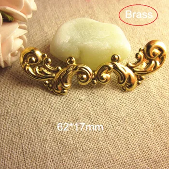 20 Pcs Raw Brass Flourish Stamping Victorian, Ornate, Steampunk, Art Nouveau Brass Supplies,Jewelry Storage 62*17mm
20 Pcs Raw Brass Flourish Stamping Victorian, Ornate, Steampunk, Art Nouveau Brass Supplies,Jewelry Storage 62*17mm