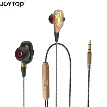 JOYTOP Wired earphone High bass dual drive stereo In-Ear Earphones With Microphone Computer earbuds For Phone Sport
JOYTOP Wired earphone High bass dual drive stereo In-Ear Earphones With Microphone Computer earbuds For Phone Sport