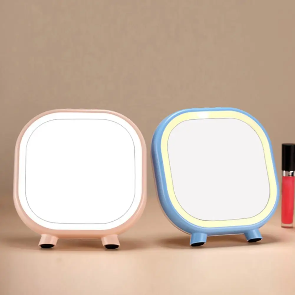 Wireless Bluetooth Sound Lamp Cosmetic Tool Portable LED Lighted Makeups Mirror New
