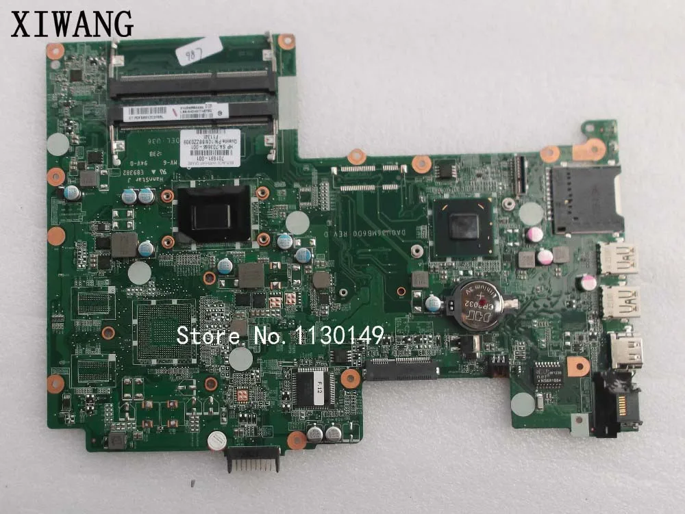 FREE SHIPPING TESTED 701691-501 701691-001 DA0U36MB6D0 REV :D LAPTOP MOTHERBOARD FOR HP PAVILION SLEEKBOOK 15-B NOTEBOOK PC
FREE SHIPPING TESTED 701691-501 701691-001 DA0U36MB6D0 REV :D LAPTOP MOTHERBOARD FOR HP PAVILION SLEEKBOOK 15-B NOTEBOOK PC