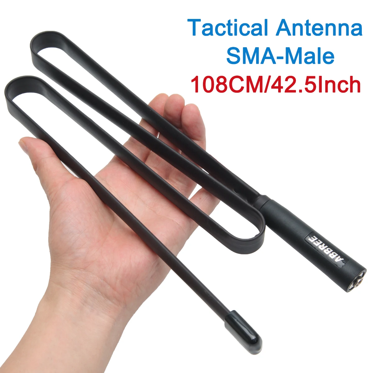 108CM/42.5Inch Abbree Tactical/Foldable Dual Band 144/430Mhz SMA-M Male Antenna For YAESU VERTAX TYT Wouxun Radio Walkie Talkie
108CM/42.5Inch Abbree Tactical/Foldable Dual Band 144/430Mhz SMA-M Male Antenna For YAESU VERTAX TYT Wouxun Radio Walkie Talkie