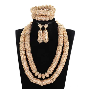 Superior Copper Gold Beads Accessory Jewelry Sets Big Heavy Dubai Statement Bridal Jewelry Sets for Women African Jewelry WE173
Superior Copper Gold Beads Accessory Jewelry Sets Big Heavy Dubai Statement Bridal Jewelry Sets for Women African Jewelry WE173