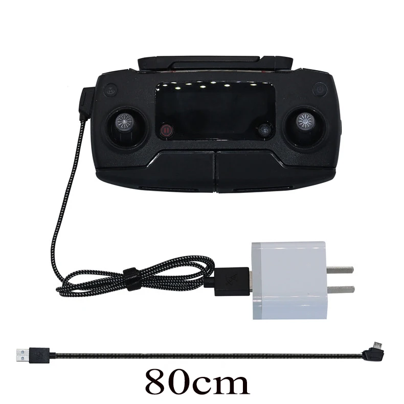 DJI Mavic Pro / Air Accessories DJI Spark Remote Controller USB Port Charging Cable Data Line 80cm Nylon Connection Wire
DJI Mavic Pro / Air Accessories DJI Spark Remote Controller USB Port Charging Cable Data Line 80cm Nylon Connection Wire