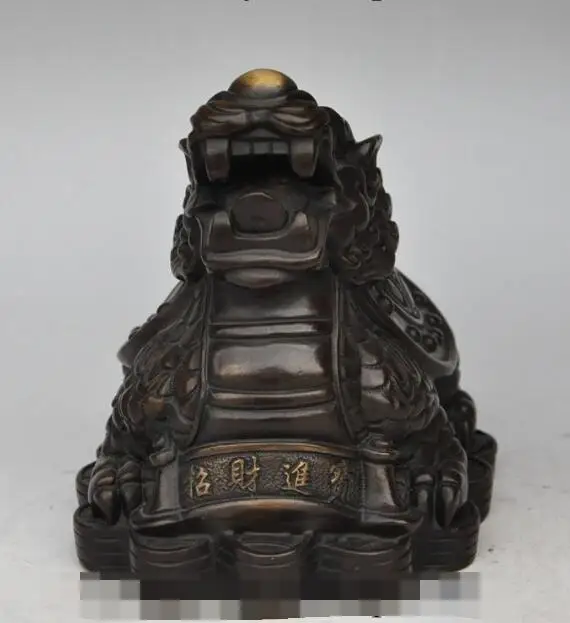 S04034 china fengshui bronze wealth money longevity dragon turtle Tortoise rich statue B0403
S04034 china fengshui bronze wealth money longevity dragon turtle Tortoise rich statue B0403