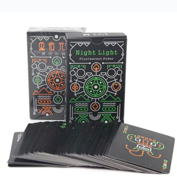 1 Piece Fluorescence Paper Cards Poker Playing Cards Durable Night Light Poker Collection
1 Piece Fluorescence Paper Cards Poker Playing Cards Durable Night Light Poker Collection