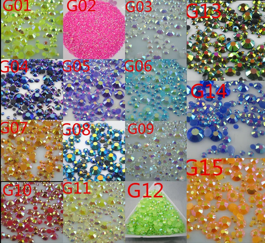 SS12 jelly AB 14 facets round crystal resin rhinestones 3mm silver flatback phone bag decor nail art diamond use glue 1000pcs A
SS12 jelly AB 14 facets round crystal resin rhinestones 3mm silver flatback phone bag decor nail art diamond use glue 1000pcs A