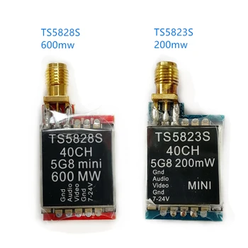 5.8G 40CH 200mW TS5823S /600mW TS5828S Mini transmitter SMA RP-SMA for FPV RC Racer 
5.8G 40CH 200mW TS5823S /600mW TS5828S Mini transmitter SMA RP-SMA for FPV RC Racer