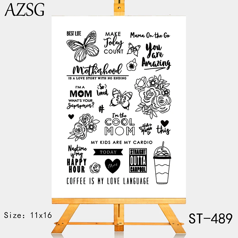 AZSG Coffee is my love language Clear Stamps For DIY Scrapbooking Rubber Stamp/ Seal Paper Craft Clear Stamp Card Making
AZSG Coffee is my love language Clear Stamps For DIY Scrapbooking Rubber Stamp/ Seal Paper Craft Clear Stamp Card Making