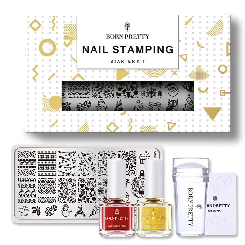BORN PRETTY 5Pcs Nail Art Stamping Kits Stamping Nail Polish Stamping Template Plates Clear Jelly Stamper Scraper
BORN PRETTY 5Pcs Nail Art Stamping Kits Stamping Nail Polish Stamping Template Plates Clear Jelly Stamper Scraper