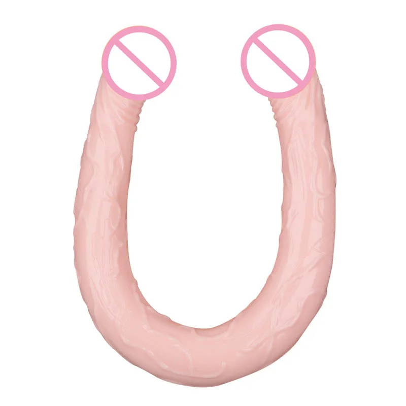 Super Long Soft Flexible Double Dong Penetration Dildo Realistic Penis Artificial Double Ended Dildos Lesbian Sex Toys For Woman 12