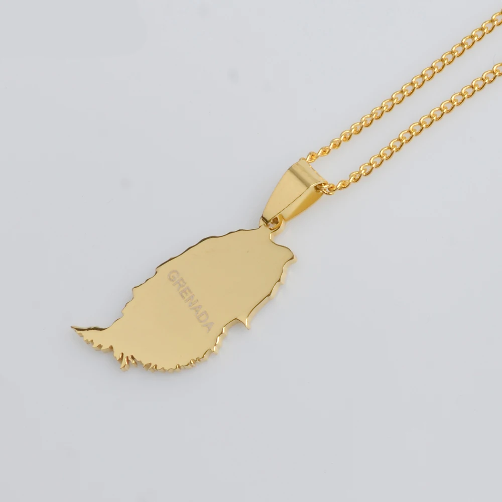 Grenada Island Map Pendant and Chain Necklaces for Women Girls Maps Jewelry Gifts #J0075
Grenada Island Map Pendant and Chain Necklaces for Women Girls Maps Jewelry Gifts #J0075