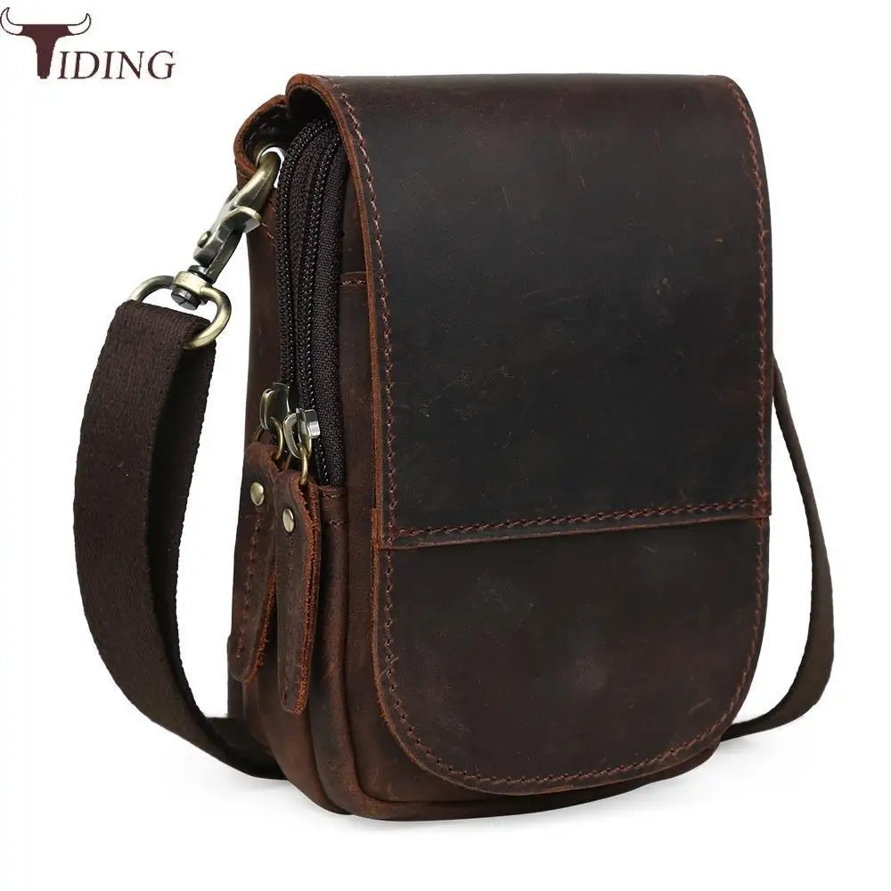Tiding Hot Retro Cow Leather Men Waist Packs Phone Bags Fanny Pack Bum Hip Belt Pouch Small Multifunctional Day Pack Dark Brown
Tiding Hot Retro Cow Leather Men Waist Packs Phone Bags Fanny Pack Bum Hip Belt Pouch Small Multifunctional Day Pack Dark Brown