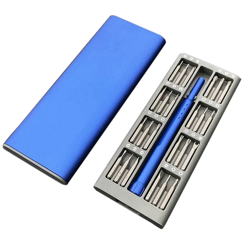 Daily Use Mini Screwdriver Kit 25 Precision Magnetic Bits Box Screw Driver Smart Home Set
Daily Use Mini Screwdriver Kit 25 Precision Magnetic Bits Box Screw Driver Smart Home Set