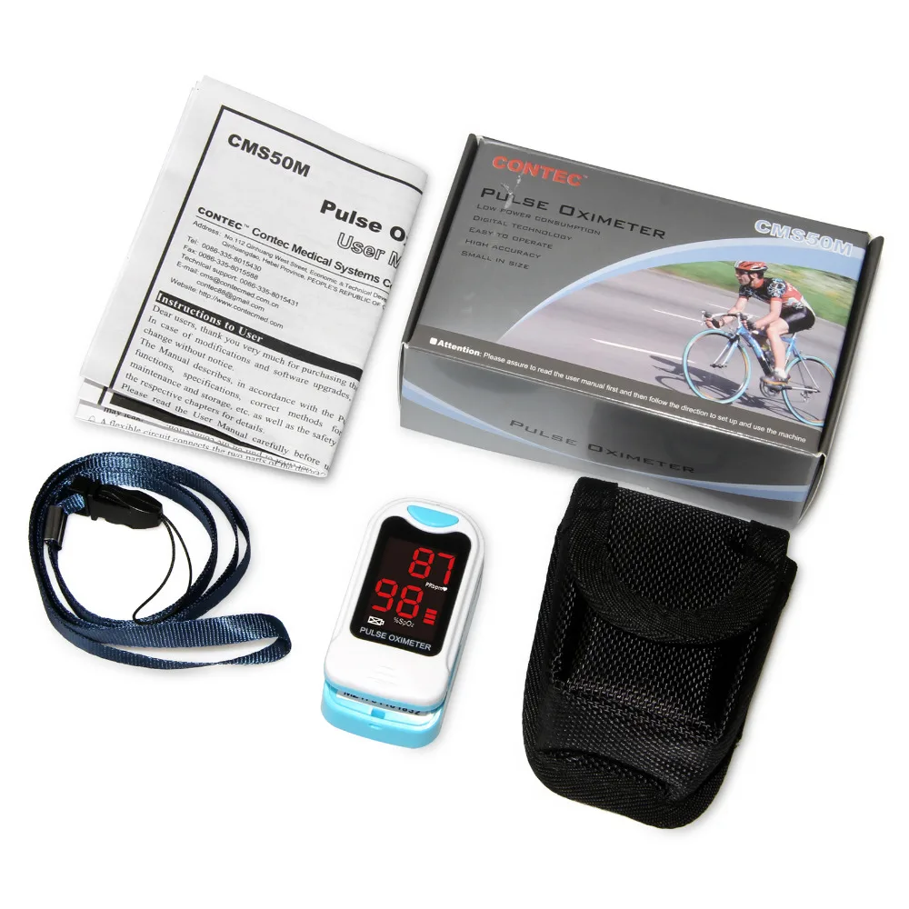 CONTEC CMS50M Finger Pulse Oximeter Portable Heart Rate SPO2 Monitor Blood Oxygen Meter Sensor
CONTEC CMS50M Finger Pulse Oximeter Portable Heart Rate SPO2 Monitor Blood Oxygen Meter Sensor