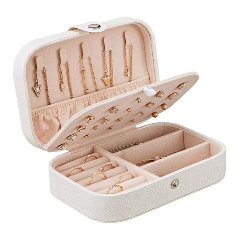 Fashion Dressing Table Travel Portable Double-layer Large Capacity Box Gift Jewelry Storage Box Stud Earrings Storage Box CT0158
Fashion Dressing Table Travel Portable Double-layer Large Capacity Box Gift Jewelry Storage Box Stud Earrings Storage Box CT0158