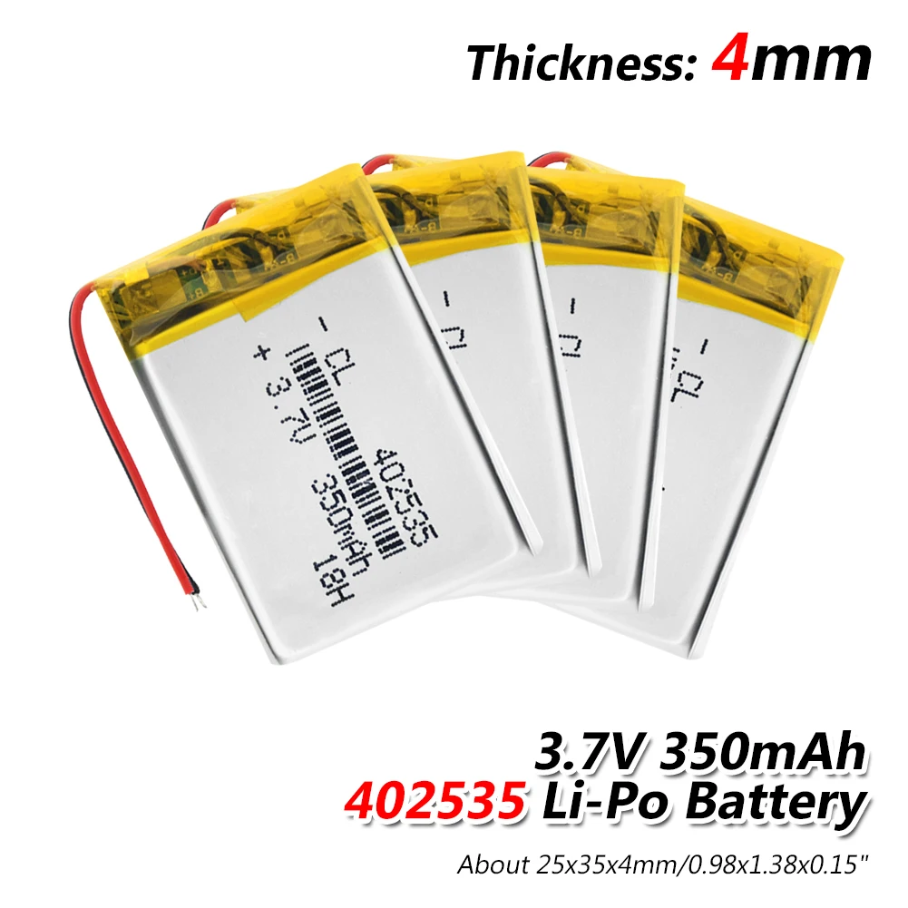 1/2/4 Pieces 3.7 V Volt Rechargeable Li-Po Battery PCB Protected Radio Speaker E-book Power Bank Battery Replace 3.7V Li-on Pila
1/2/4 Pieces 3.7 V Volt Rechargeable Li-Po Battery PCB Protected Radio Speaker E-book Power Bank Battery Replace 3.7V Li-on Pila