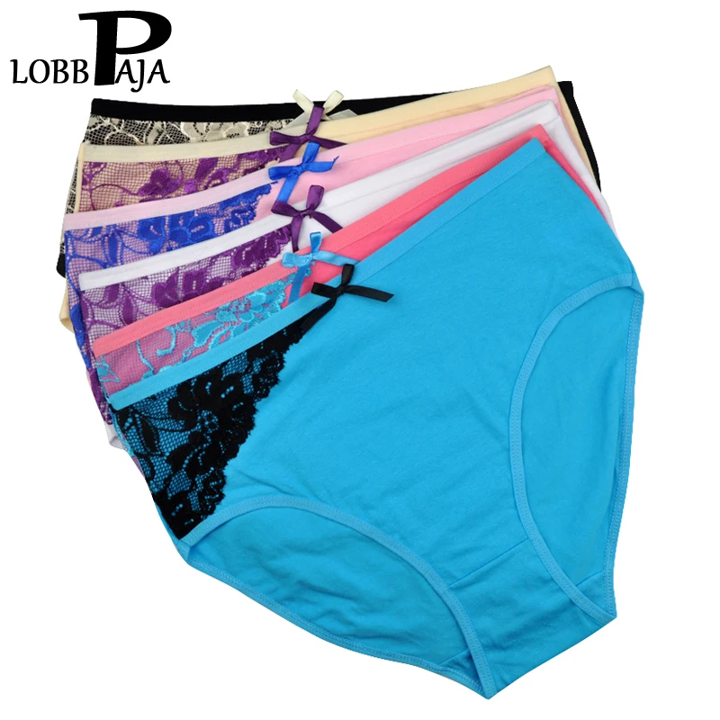 LOBBPAJA Brand Lot 6 pcs Woman Underwear Cotton High Waisted Solid Ladies Panties Briefs Knickers Intimates Plus Size for Women
LOBBPAJA Brand Lot 6 pcs Woman Underwear Cotton High Waisted Solid Ladies Panties Briefs Knickers Intimates Plus Size for Women