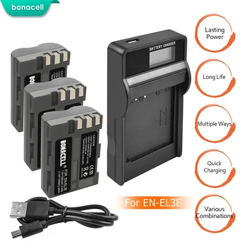 bonacell Li-ion Batteries + LCD Charger 2.0Ah EN-EL3e EN EL3e EL3a for Nikon D300S D300 D100 D200 D700 D70S D80 D90 D50 L10
bonacell Li-ion Batteries + LCD Charger 2.0Ah EN-EL3e EN EL3e EL3a for Nikon D300S D300 D100 D200 D700 D70S D80 D90 D50 L10